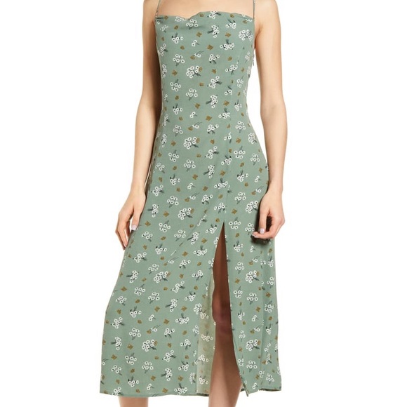 Leith High Slit Sleeveless Midi Dress - Picture 2 of 7